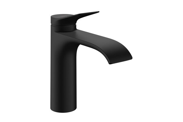 Baterie Hansgrohe Vivenis umyvadlová, CoolStart, s výpustí, s táhlem, černá mat, 75023670