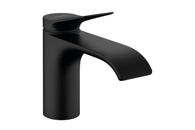 Baterie Hansgrohe Vivenis umyvadlová, pro studenou nebo předem nastavenou vodu, bez odtoku, černá mat, 75013670