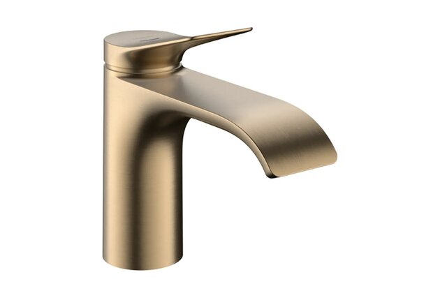 Baterie Hansgrohe Vivenis umyvadlová, pro studenou nebo předem nastavenou vodu, bez odtoku, bronz kartáčovaný, 75013140