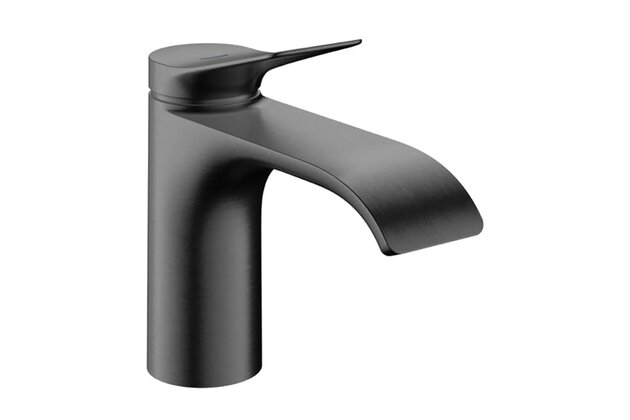 Baterie Hansgrohe Vivenis umyvadlová, pro studenou nebo předem nastavenou vodu, bez odtoku, černý chrom kartáčovaný, 75013340