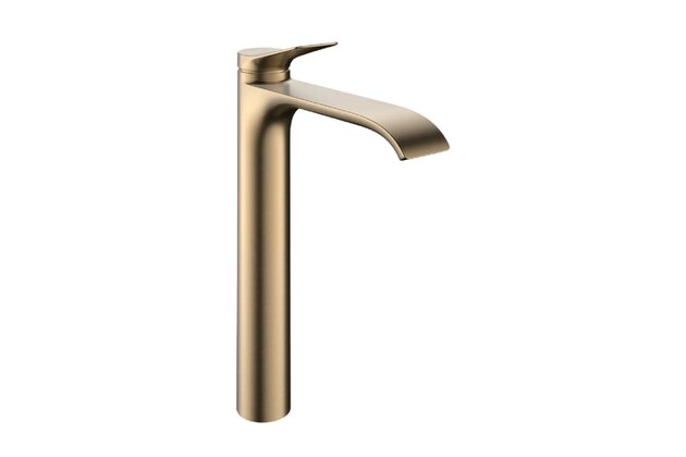 Baterie Hansgrohe Vivenis umyvadlová, CoolStart, s odtokovou soupravou, s táhlem, bronz kartáčovaný, 75044140