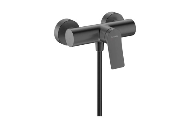 Baterie Hansgrohe Vivenis Original sprchová nástěnná, černý chrom kartáčovaný, 75623340