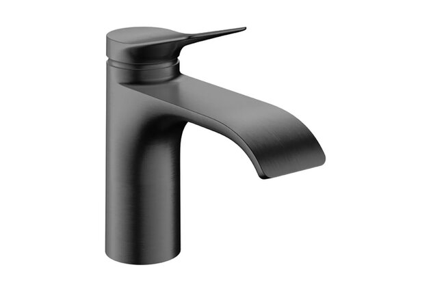 Baterie Hansgrohe Vivenis umyvadlová, CoolStart, bez odtokové soupravy, černý chrom kartáčovaný, 75015340