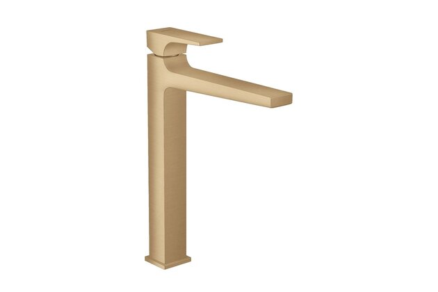 Baterie Hansgrohe Metropol umyvadlová, vysoká, s výpustí click-clack, bronz kartáčovaný, 32512140