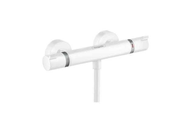 Baterie Hansgrohe Ecostat sprchová nástěnná, termostatická, bílá mat, 13116700