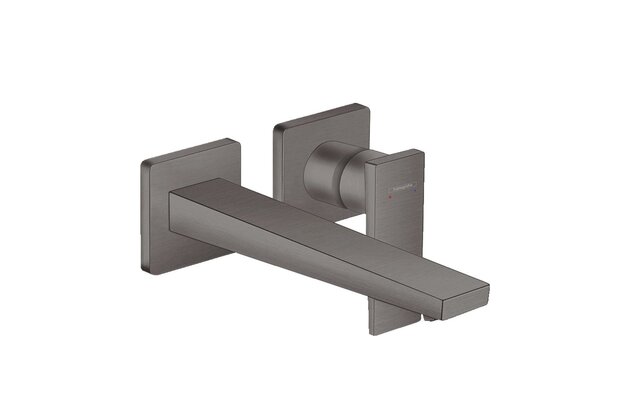 Baterie Hansgrohe Metropol nástěnná umyvadlová, bez tělesa, černý chrom kartáčovaný, 32526340