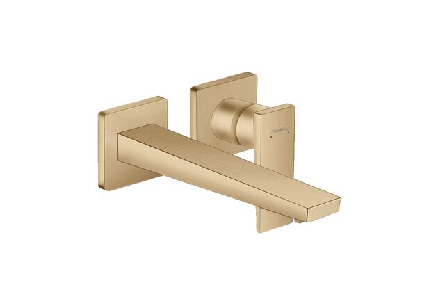 Baterie Hansgrohe Metropol nástěnná umyvadlová, bez tělesa, bronz kartáčovaný, 32526140