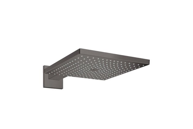 Sprcha hlavová Hansgrohe Raindance E, 1jet, s ramenem, černý chrom kartáčovaný, 26238340