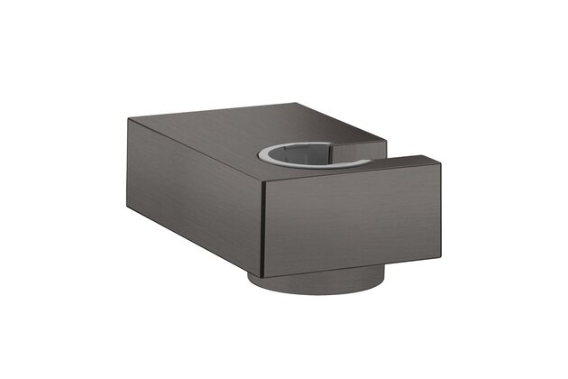 Držák sprchy Hansgrohe Porter E, černý chrom kartáčovaný, 28387340