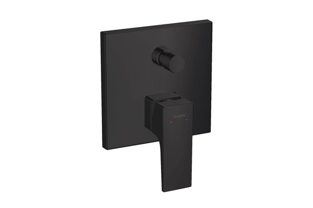 Baterie Hansgrohe Metropol vanová podomítková, bez tělesa, černá mat, 32545670