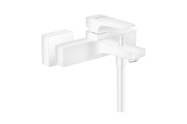 Baterie Hansgrohe Metropol vanová nástěnná, bílá mat, 32540700