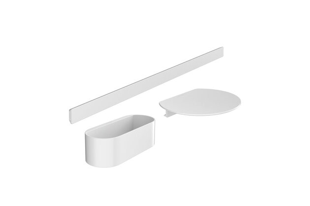 Balíček Hansgrohe Wallstoris k vaně, bílá mat, 27966700