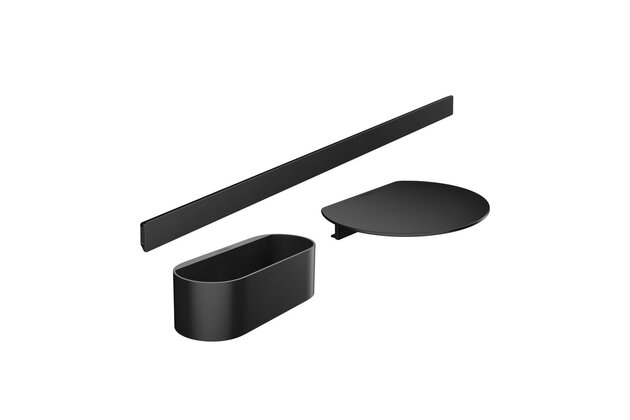 Balíček Hansgrohe Wallstoris k vaně, černá mat, 27966670