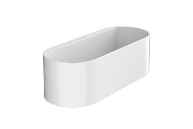 Odkládací košík Hansgrohe Wallstoris, hluboký, bílá mat, 27912700
