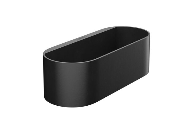 Odkládací košík Hansgrohe Wallstoris, hluboký, černá mat, 27912670