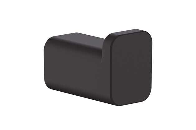 Háček Hansgrohe AddStoris jednoduchý, černá mat, 41742670