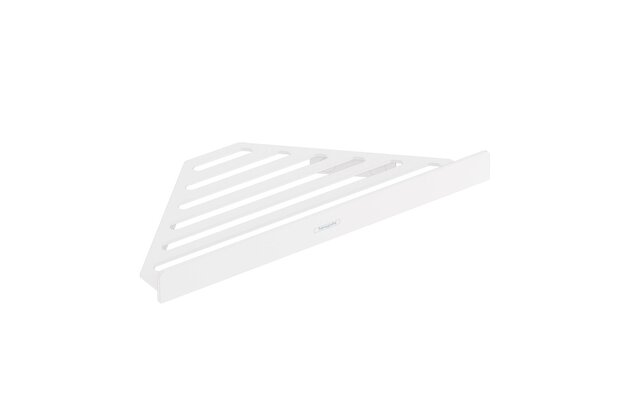 Košík do rohu Hansgrohe AddStoris, bílá mat, 41741700