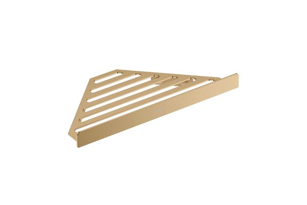 Košík do rohu Hansgrohe AddStoris, bronz kartáčovaný, 41741140