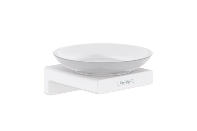 Mýdlenka Hansgrohe AddStoris, bílá mat, 41746700