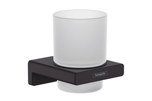 Držák kartáčků Hansgrohe AddStoris, černá mat, 41749670
