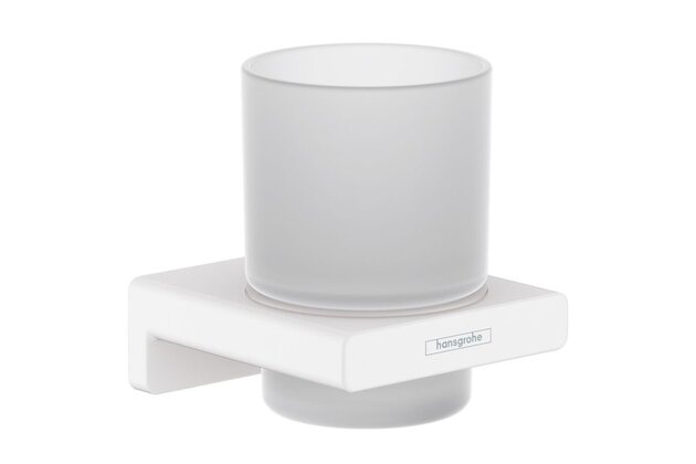 Držák kartáčků Hansgrohe AddStoris, bílá mat, 41749700