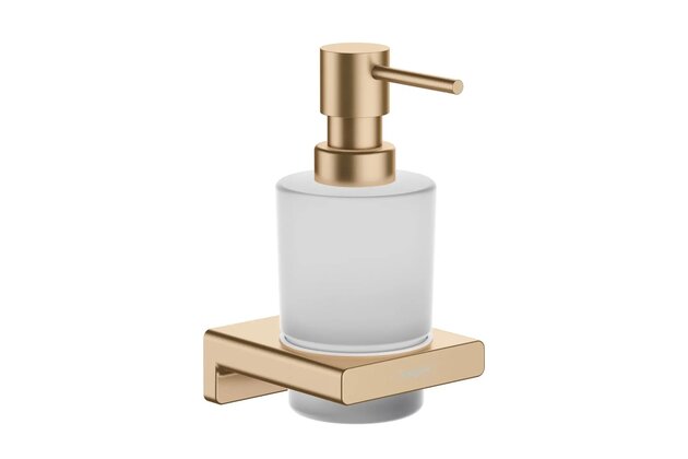 Dávkovač tekutého mýdla Hansgrohe AddStoris, bronz kartáčovaný, 41745140