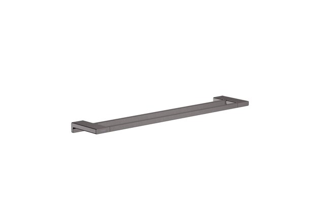 Držák ručníků Hansgrohe AddStoris dvojitý, černý chrom kartáčovaný, 41743340