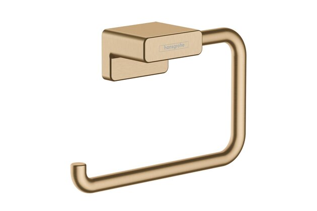 Držák Hansgrohe Addstoris na toaletní papír, bez krytky, bronz kartáčovaný, 41771140