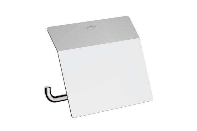 Držák Hansgrohe Addstoris na toaletní papír, s krytkou, chrom, 41753000