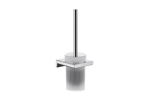 WC štětka Hansgrohe AddStoris s miskou, chrom, 41752000