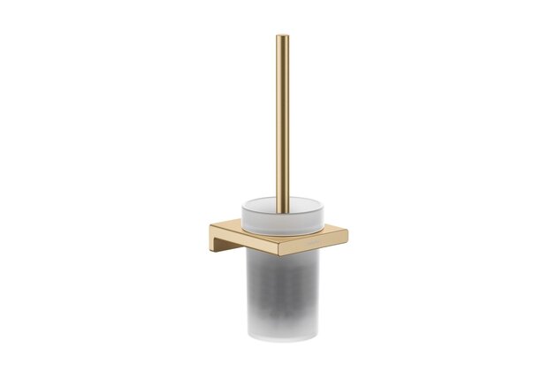 WC štětka Hansgrohe AddStoris s miskou, bronz kartáčovaný, 41752140