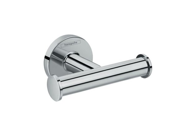 Háček Hansgrohe Logis Universal dvojitý, chrom, 41725000