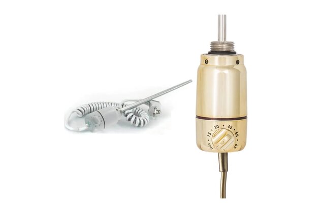 Topná tyč House Level GT, s termostatem 900 W, zlatá, HGT0900ZLLK