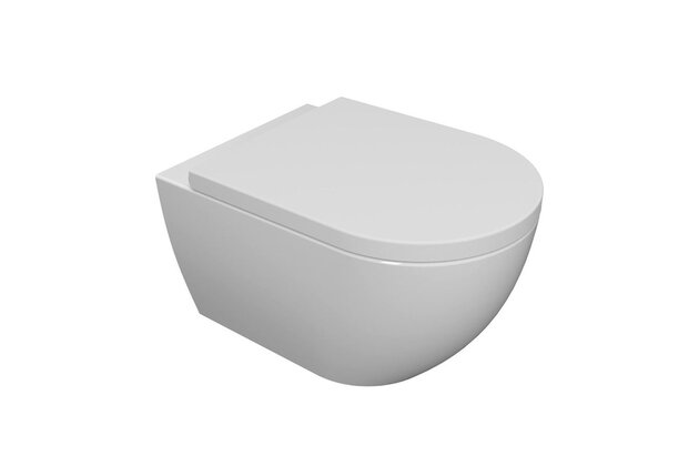 WC mísa Kielle Oudee závěsná, rimless, sedátko softclose, bílá, 30102000