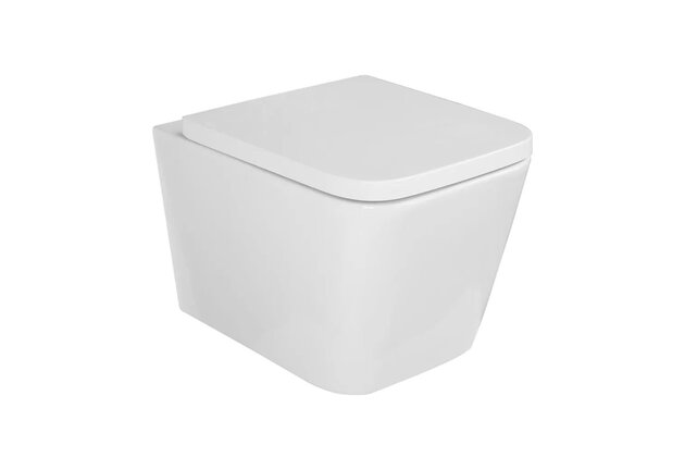 WC mísa Kielle Arkas závěsná, rimless, sedátko softclose, bílá, 30111000