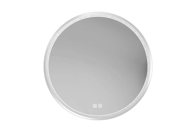 Zrcadlo Kielle Idolio průměr 80, LED osvětlení, chrom, 50324003