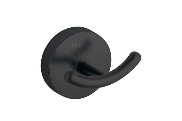 Háček Kielle Oudee dvojitý, černá mat, 40602094
