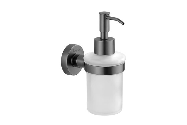Dávkovač mýdla Kielle Oudee s držákem, gun grey, 40102037