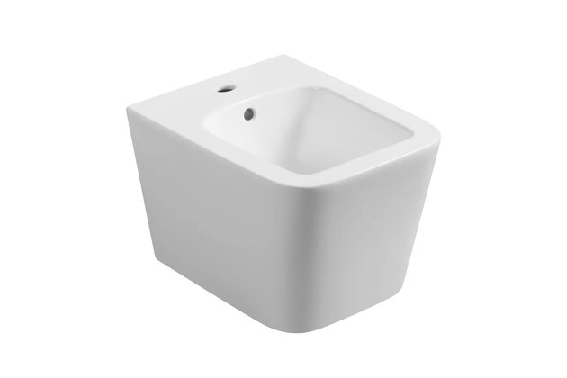Bidet Kielle Arkas I závěsný, s přepadem, s otvorem pro baterii, bílá, 30311000