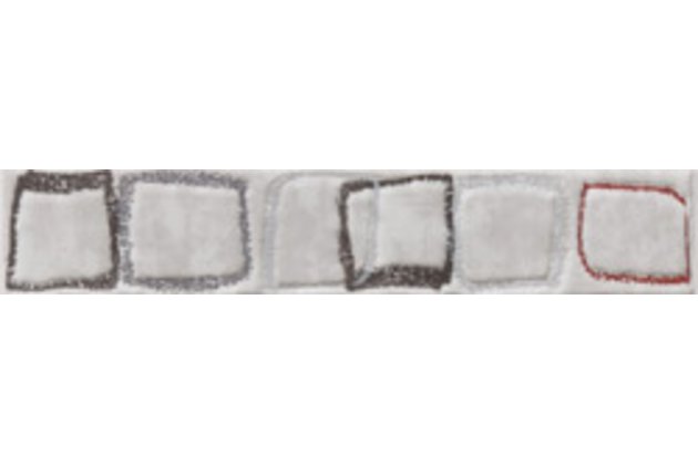 Listela Rako Concept světle šedá lesk 5x25 WLAH5012