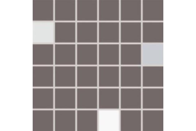 Mozaika Rako Concept Plus tmavě šedá lesk rektifikovaná 30x30 WDM05011
