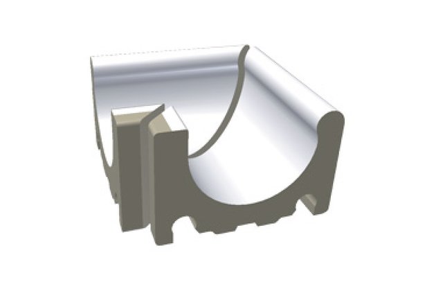 Přelivový žlábek Rako Pool Wiesbaden vnější roh bílá mat 22x24 XPA53023 Přelivový žlábek Rako Pool Wiesbaden vnější roh bílá mat 22x24 XPA53023