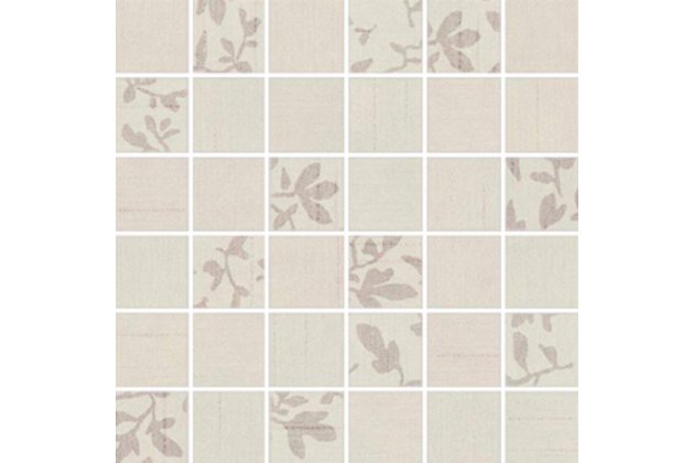 Mozaika Rako Textile slonová kost mat rektifikovaná 30x30 WDM05101