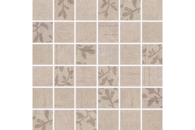 Mozaika Rako Textile béžová mat rektifikovaná 30x30 WDM05102