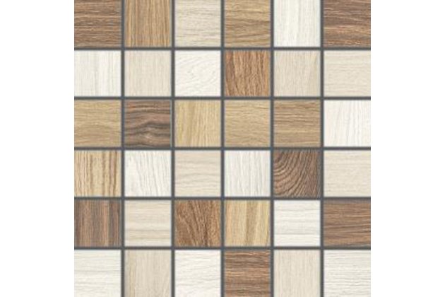 Mozaika Rako Board vícebarevná mat rektifikovaná 30x30 DDM06145