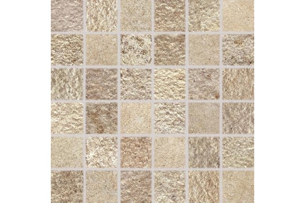 Mozaika Rako Como béžová struktura mat rektifikovaná 30x30 DDM05693