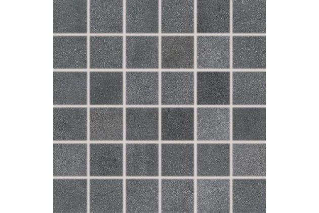 Mozaika Rako Form tmavě šedá mat rektifikovaná 30x30 DDM05697