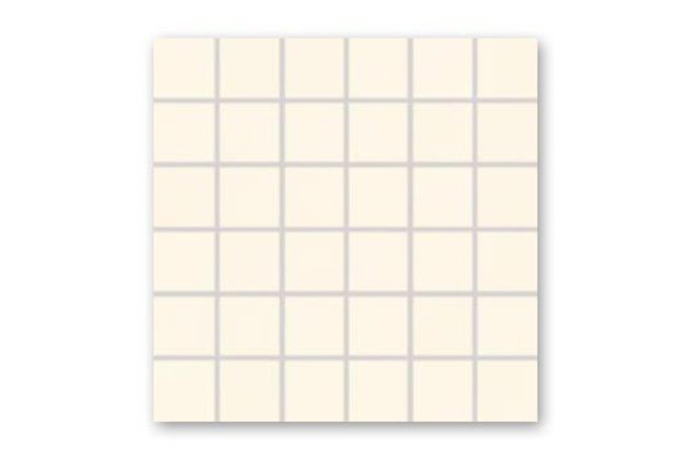 Mozaika Rako Up slonová kost lesk rektifikovaná 30x30 WDM05510