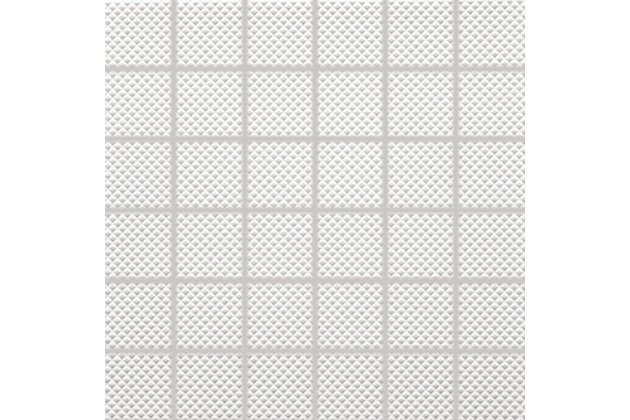 Mozaika Rako Pool bílá struktura mat rektifikovaná 30x30 GRS05623