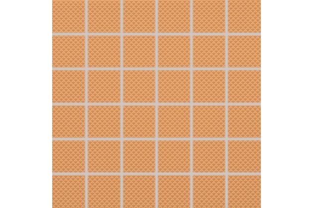 Mozaika Rako Color Two světle oranžová struktura mat 30x30 GRS05650